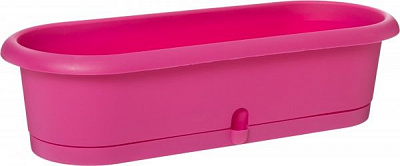 Вазон пластиковий Form Plastic Лотос-40 овальний 5л пурпуровий (0740-011)