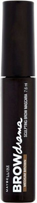 Туш для брів Maybelline New York Brow Drama Sculpting Brow Mascara коричневий 7,6 мл