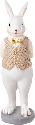 Фигурка декоративная Кролик во фраке 7x7x20,5 см 192-246 Lefard
