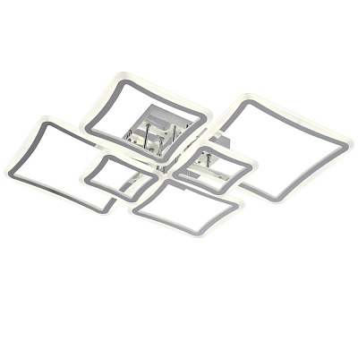 Люстра світлодіодна Victoria Lighting з пультом 146 Вт хром Grano/PL6 chrome