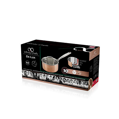 Ківш з кришкою 18 см BGIC-3663 De Lux Bergner