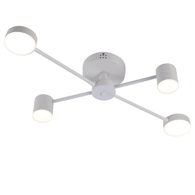 Люстра светодиодная Victoria Lighting с пультом д/у 40 Вт белый Otis/PL4 white 