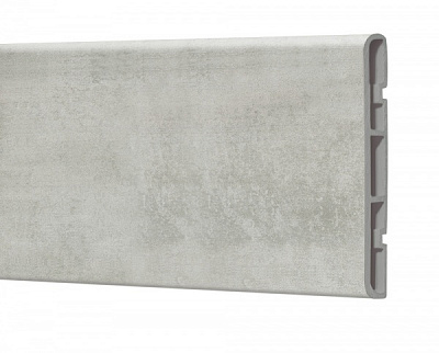 Наличник пластиковый прямоугольный ОМиС 8х70х2200 мм цемент 