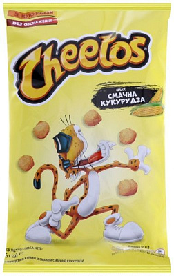 Шарики кукурузные Cheetos Вкусная Кукуруза 65г 4823063122177
