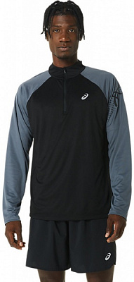 Футболка Asics ICON LS 1/2 ZIP 2011C732-001 р.L чорний