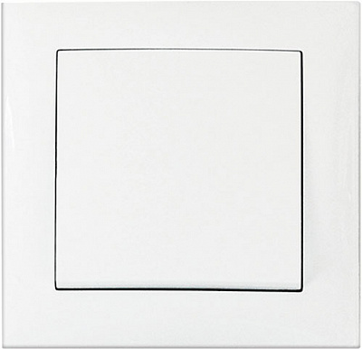 Вимикач одноклавішний Erste Triumph без підсвітки 10 А 250В білий 9202-01,W