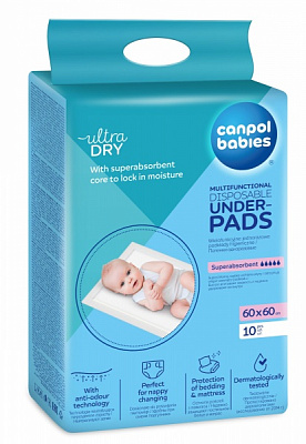 Прокладки щоденні Canpol Babies 10 шт. 78/006