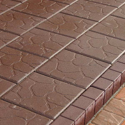 Плитка тротуарная 300x300x40 мм коричневая