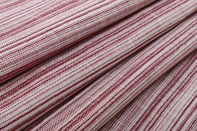 Ткань тюлевая Декостиль W 2069/4 белый с красным 