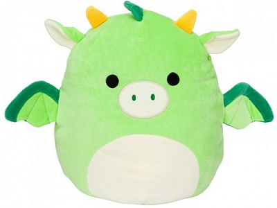 Мягкая игрушка Jazwares Squishmallows Зеленый дракон Декстер 20 см 20 см SQIF20-8GD