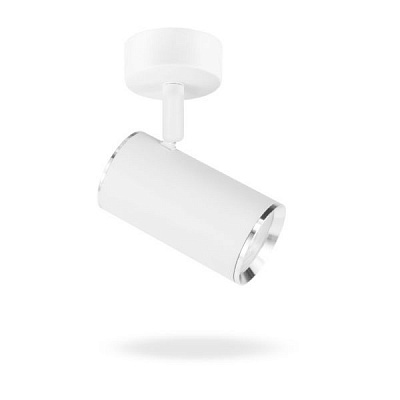 Светильник точечный LightMaster 35 Вт GU10 белый/серебро LightMaster MLT101-1 MR16/GU1 