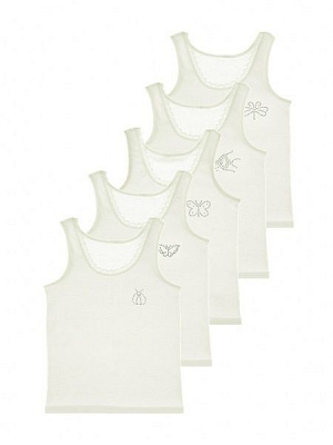 Майка дитяча для дівчинки Donella 4951TD р.110-116 білий