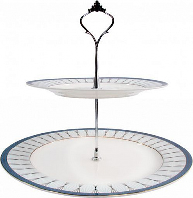 Этажерка Callisto Diamond 2-ярусная белая A05141-TH5826 Astera 