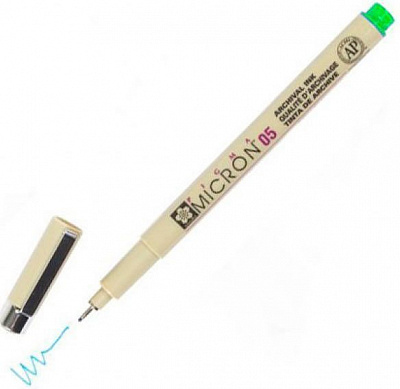 Линер PIGMA Micron Sakura (0.5) 0,45 мм светло-зеленый 