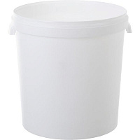 Ведро без крышки Пласт-Бокс хозяйственное белое 33 л 