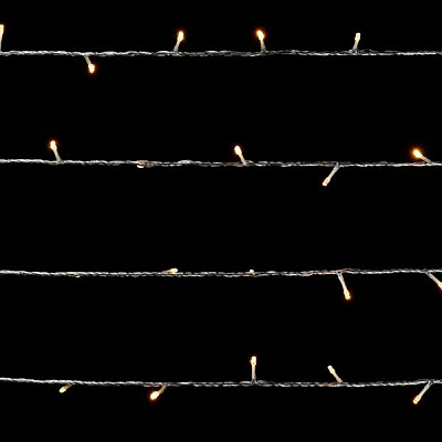 Гирлянда линейная LED 80 ламп 8 м тепло-белая 11530515