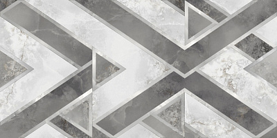 Плитка Golden Tile GERMES Geometria сірий GM2151 30x60 см