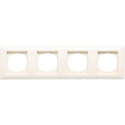 Рамка четырехместная UP! (Underprice) Vesta горизонтальная кремовый