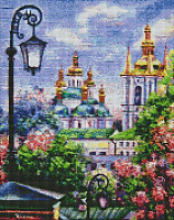 Алмазна мозаїка Київ золотоверхий навесн Ідейка 