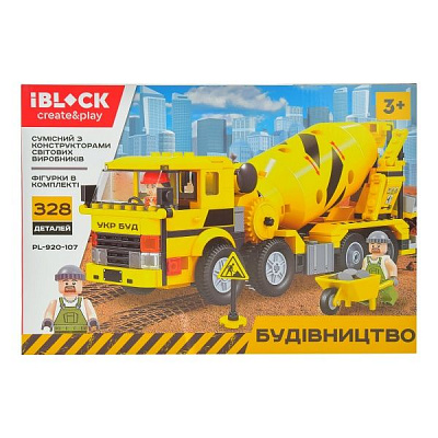 Конструктор Iblock Строительная техника PL-920-107