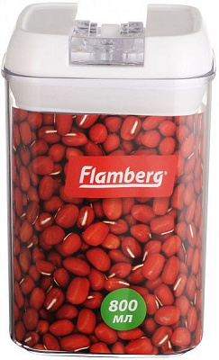 Банка для сипучих Intra Square 800 мл Flamberg