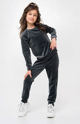 Комплект для дівчаток Smil р.134 сірий 117308