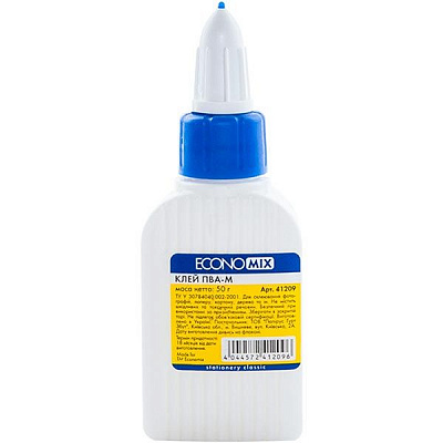 Клей ПВА E41209 50 мл Economix