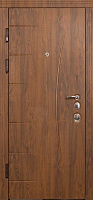 Дверь входная Abwehr АП2-407 096Л (ШО) MOTTURA54787+ночник орех шоколадный 2050x960мм левая