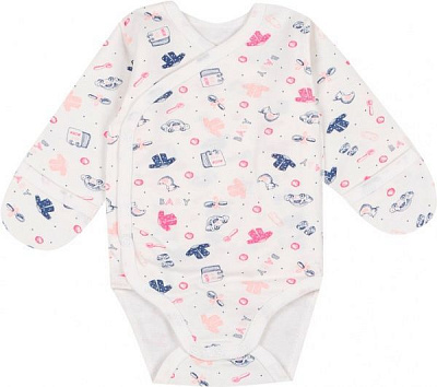 Человечек унисекс Фламинго р.62 молочный 670-310 