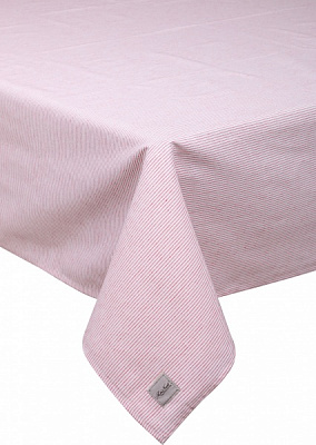 Скатерть Fish красная полоска 136x220 см красный La Nuit 