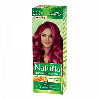 Краска для волос Joanna NATURIA 230 Сочная малина 100 мл