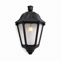 Светильник уличный настенный FUMAGALLI Iesse Smart Pack Clear E27 12 Вт IP55 черный