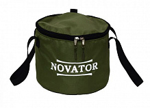 Відро Novator VD-2 для прикормки 30x23 см з кришкою