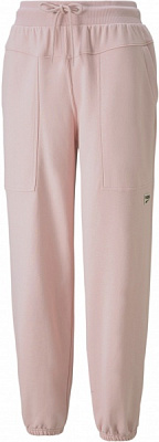 Брюки Puma Downtown Sweatpants 53168036 р. XL светло-розовый