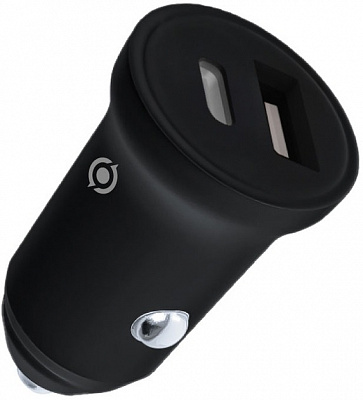 Автомобільний зарядний пристрій Piko 25W USB-A+USB-C QC+PD (CC-252) чорний
