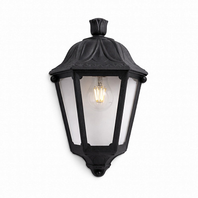 Светильник уличный настенный FUMAGALLI Iesse Smart Pack Clear E27 12 Вт IP55 черный