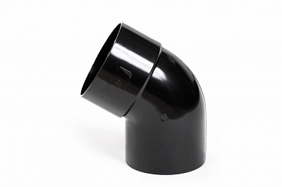 Колено трубы PROFiL 60° 100 мм черный 