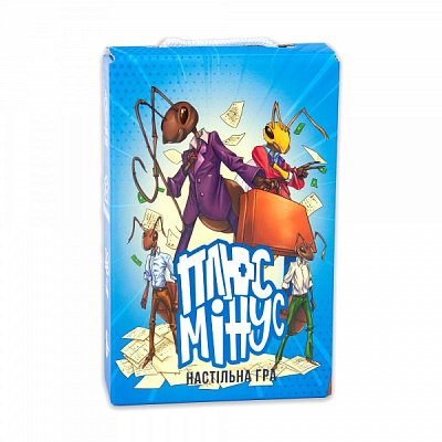 Гра карткова Strateg Плюс Мінус 30292