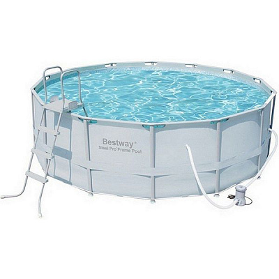 Бассейн каркасный Bestway 427x122 см с картриджным фильтром 56444