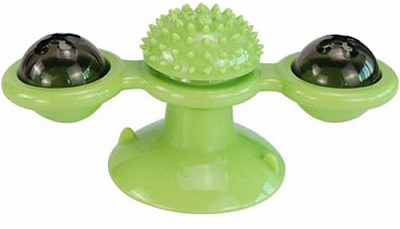 Игрушка для котов AnimAll СrazZzy Cat 9888 на присоске цвет в ассортименте