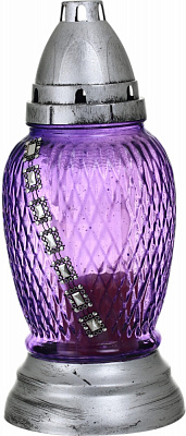 Лампада Pako-If стеклянная цветная LS 551 в ассортименте 23х9см