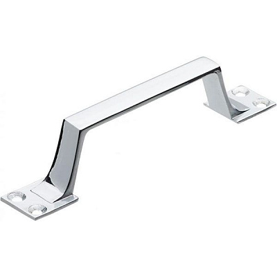 Ручка-скоба квадратная серебряный