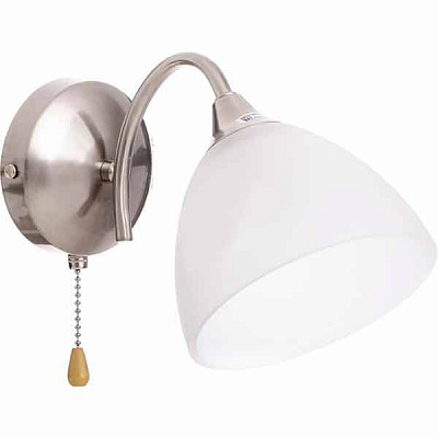 Бра Accento lighting Paris 1x60 Вт E14 сатин нікель ALHu-HKW31608-1SN