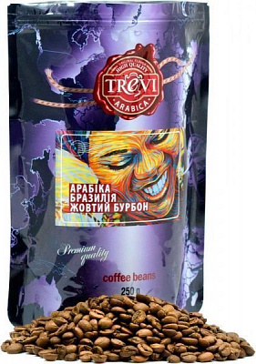 Кава в зернах Trevi Арабіка Бразилія Жовтий Бурбон 250 г 4820140050675