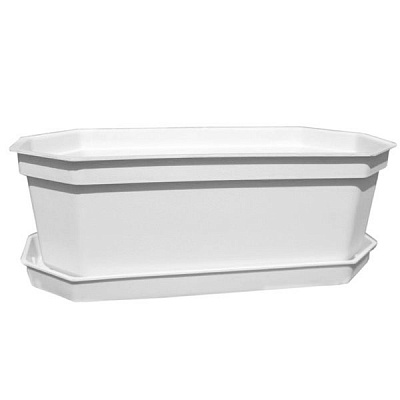 Горщик пластиковий Prosperplast для кактусів 24 см 0319 прямокутний теракот (0319)