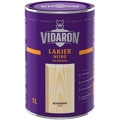 Лак Vidaron нитро глянцевый 1 л