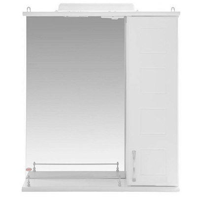 Шкафчик зеркальный Хаст Генуя 60 см правая