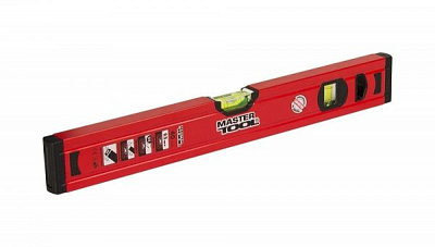 Рівень 40 см MASTERTOOL 2 капсули 0,5 мм/1 м фрезерована поверхня 37-0403