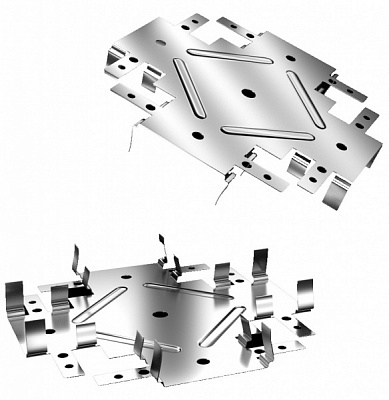 Соединитель одноуровневый PROFI M «Краб» для CD профиля 10 шт. 