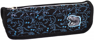 Пенал-кошелек 21x5x7 см 5-044-13 Барвінок черный с рисунком